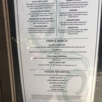 Schooners - Dinner menu - Seafood Near Me - Cayucos, California Schooners - Dinner menu - Seafood Near Me - Cayucos, California