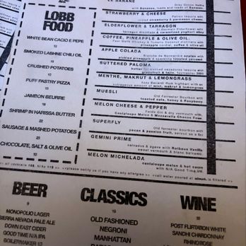 Schmuck - April 2025 Menu. - Cocktail Bars Near Me - New York, New York Schmuck - April 2025 Menu. - Cocktail Bars Near Me - New York, New York