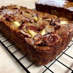 Any Kine Kitchen - Banana Apple pecan bread