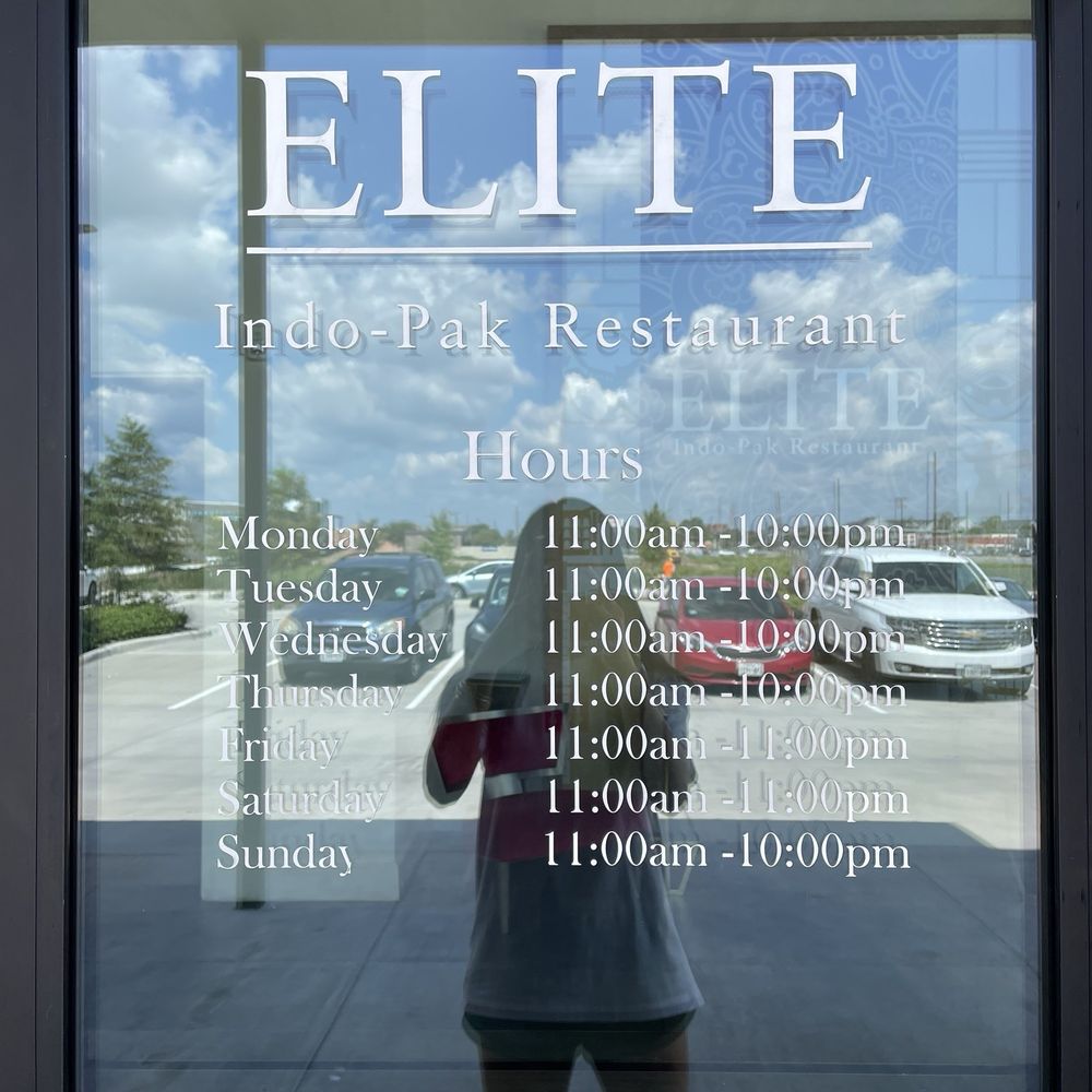 Elite Indo Pak Restaurant - Opening hours - Halal Near Me - Sugar Land, Texas