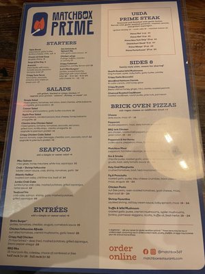 Menu photo 1 matchbox Bethesda, MD Menu photo 1 matchbox Bethesda, MD