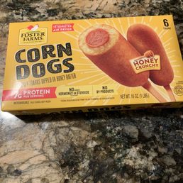 Foster Farm Corn Dogs. Price $2.98. Foster Farm Corn Dogs. Price $2.98.
