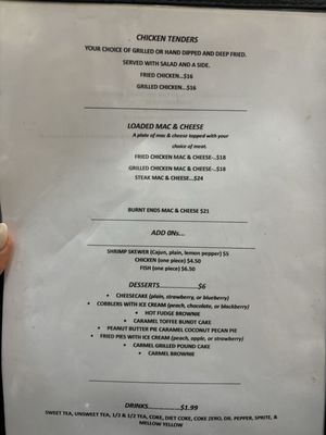 Menu photo 8 Ole Gin Steakhouse Section, AL