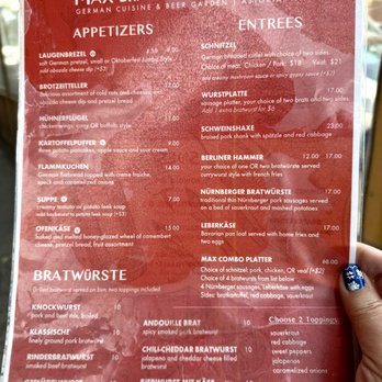 Max Bratwurst und Bier - Menu - German Near Me - Astoria, New York Max Bratwurst und Bier - Menu - German Near Me - Astoria, New York