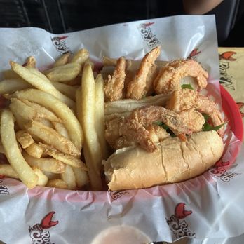 Rock’n Crab - Shrimp po boy! W the house po boy sauce - Seafood Near Me - Kailua-Kona, Hawaii Rock’n Crab - Shrimp po boy! W the house po boy sauce - Seafood Near Me - Kailua-Kona, Hawaii