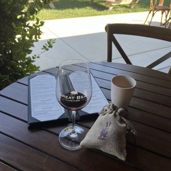 Great Bear Vineyards - A red wine and lavender pouch to stimulate the smell - Wine Tasting Room Near Me - Davis, California