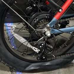 Don's Bicycles - flat tire on my EBike. Thank you. Don's Bikes for fixing my flat tire and for my basket