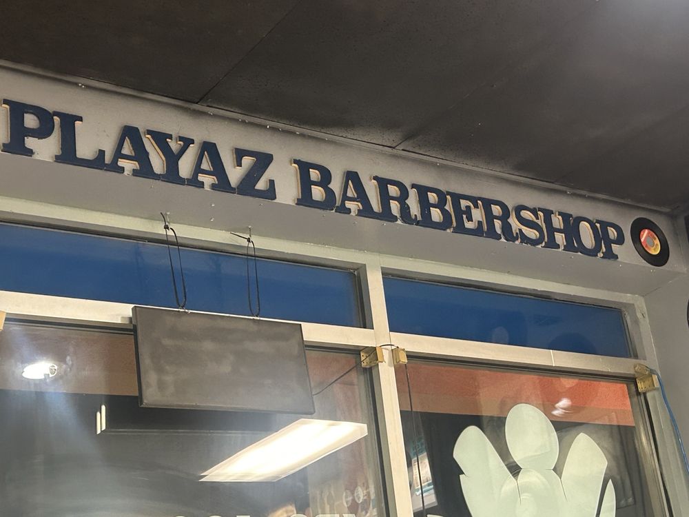 Playaz Barber Shop Logo