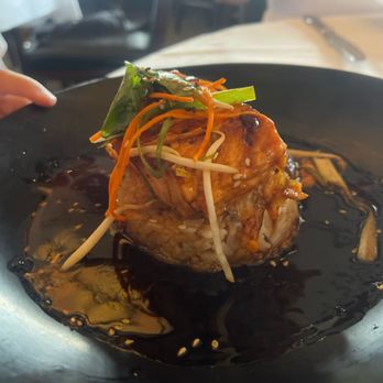 Ocean Prime - Teriyaki Salmon over Rice - Seafood Near Me - Tampa, Florida Ocean Prime - Teriyaki Salmon over Rice - Seafood Near Me - Tampa, Florida