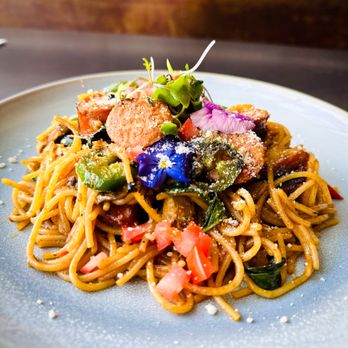 Tutu Lounge - Spaghetti Kee Mao with Lao Sausage - Breakfast & Brunch Near Me - San Rafael, California
