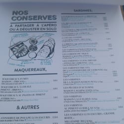 Sard'In - Menu