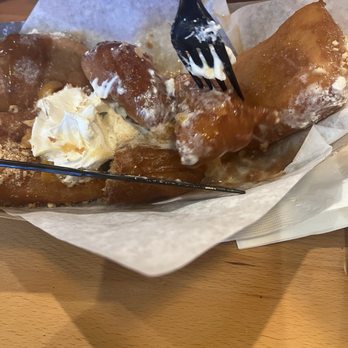 Beignet Spot - Banana foster  beignets. Delicious - Breakfast & Brunch Near Me - Lake Elsinore, California