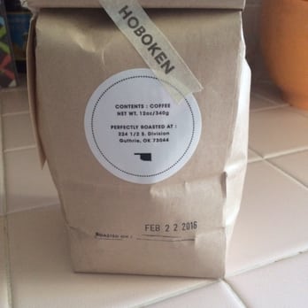 Hoboken Coffee Roasters - Cute packaging! - Coffee & Tea Near Me - Guthrie, Oklahoma