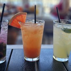 Blurberry mojito, grapefruit crush, & cheery lime crush!