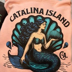 Avalon Sunshine - Super cute Catalina Island mermaid sweatshirt
