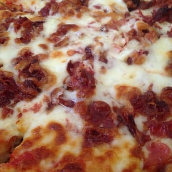 Aegean Pizza - Bacon and cheese pizza - Pizza Near Me - Chepachet, Rhode Island