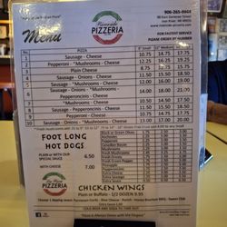 Riverside Bar & Pizzeria - Menu. AUGUST 2025
