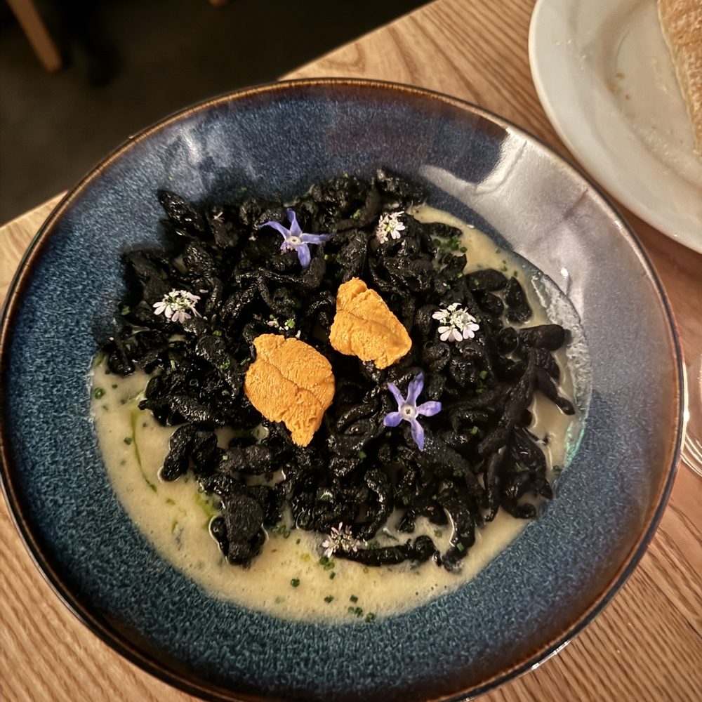 Luka - Squid ink and uni pasta - Coffee & Tea Near Me - Artesia, California Luka - Squid ink and uni pasta - Coffee & Tea Near Me - Artesia, California