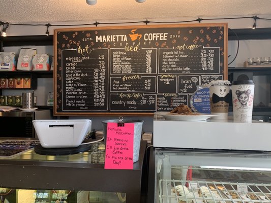 Menu photo 5 Marietta Coffee Company Marietta, GA