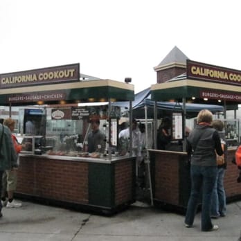 California Cookout Stands - a group of people standing outside - Food Stands Near Me - San Francisco, California