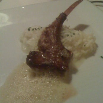 Caffe Gelato - Garlic & herb marinated lamb - truffle & manchego risotto chanterelle aire. - Italian Near Me - Newark, Delaware