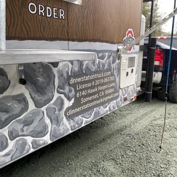 The Dinner Station Truck - the side of the truck - Food Trucks Near Me - Somerset, California