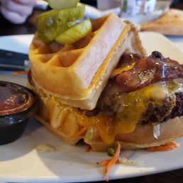 Chicken and Waffle Sandwich