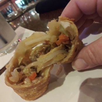 P.F. Chang's - inside of the pork egg rolls- wish it was hotter - Chinese Near Me - Jacksonville, Florida