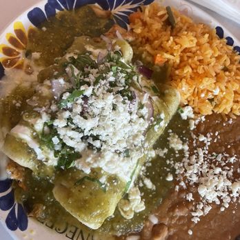 Amanecer Cocina & Café - Shipyard - ENCHILADAS VERDES CHICKEN - Mexican Near Me - Wilmington, North Carolina