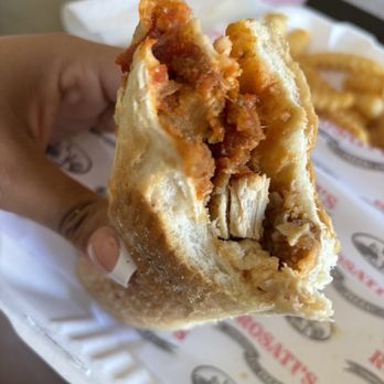 Rosatis Las Vegas Cheyenne - Chicken parmigiana sandwich! Breading on the chicken was delicious. - Pizza Near Me - Las Vegas, Nevada Rosatis Las Vegas Cheyenne - Chicken parmigiana sandwich! Breading on the chicken was delicious. - Pizza Near Me - Las Vegas, Nevada