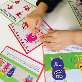 Testing Mom Tutoring Center - Fun with flash cards! Children enjoy playing with our space baby illustrated flash cards (created by Karen Quinn, the Testing Mom). - Test Preparation Near Me - New York, New York Testing Mom Tutoring Center - Fun with flash cards! Children enjoy playing with our space baby illustrated flash cards (created by Karen Quinn, the Testing Mom). - Test Preparation Near Me - New York, New York