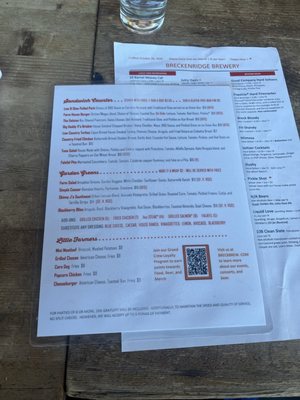 Menu photo 1 Breckenridge Brewery Littleton, CO Menu photo 1 Breckenridge Brewery Littleton, CO