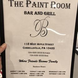 Paint Room - Menu