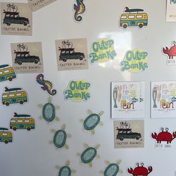 Waveriders Coffee, Deli & Market - Local artist magnets
