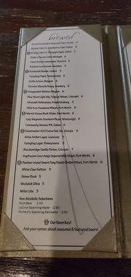 Menu photo 4 Poured - Wine, Beer & Bubbly Mansfield, TX