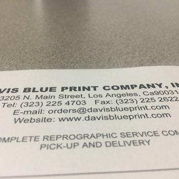 Davis Blue Print - Full reprographics service from small format bw to Large format color, banner, signs and more!! - Printing Services Near Me - Los Angeles, California