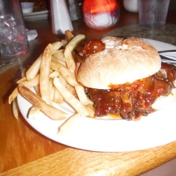 Gulf Drive Cafe - BBQ sandwich. Diner said it was horrible. Did not even eat most of it. - Seafood Near Me - Bradenton Beach, Florida Gulf Drive Cafe - BBQ sandwich. Diner said it was horrible. Did not even eat most of it. - Seafood Near Me - Bradenton Beach, Florida