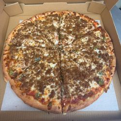 Cornersburg Pizza Poland - 14 inch sausage green peppers