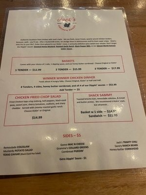 Menu photo 2 Jack's Chicken Shack Seattle, WA Menu photo 2 Jack's Chicken Shack Seattle, WA