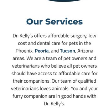 Kelly's Surgical Unit - Veterinarians Near Me - Mesa, Arizona