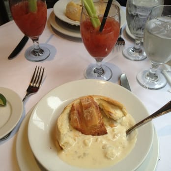 Atlantic Fish - Split clam chowder bowl and spicy Bloody Mary's - Seafood Near Me - Boston, Massachusetts Atlantic Fish - Split clam chowder bowl and spicy Bloody Mary's - Seafood Near Me - Boston, Massachusetts