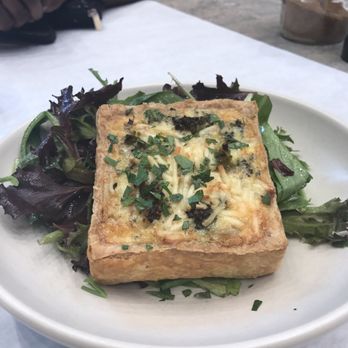Rose Bakery - Quiche with salad, came out hot and freshly made - Bakeries Near Me - New York, New York