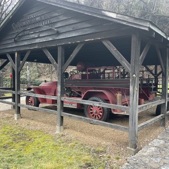 The Jack Daniel Distillery - Old fire trucks - Distilleries Near Me - Lynchburg, Tennessee