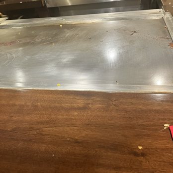 Shogun Restaurant - This is how the Chef "cleaned" the grill - Sushi Bars Near Me - Pasadena, California Shogun Restaurant - This is how the Chef "cleaned" the grill - Sushi Bars Near Me - Pasadena, California