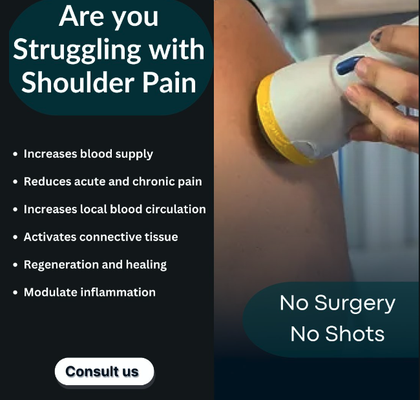 Pain Control - 👋 Hey Mesa & Surrounding Areas 👋
No more painful joints with- SoftWave™ Therapy is the one-of-a-kind all-natural treatment everyone is talking about!
SoftWave™ Therapy is an advanced treatment that utilizes harmless, yet powerful electrohydraulic shockwaves that help 𝐫𝐞𝐝𝐮𝐜𝐞 𝐩𝐚𝐢𝐧, 𝐫𝐞𝐝𝐮𝐜𝐞 𝐢𝐧𝐟𝐥𝐚𝐦𝐦𝐚𝐭𝐢𝐨𝐧, 𝐚𝐧𝐝 𝐢𝐧𝐜𝐫𝐞𝐚𝐬𝐞 𝐜𝐢𝐫𝐜𝐮𝐥𝐚𝐭𝐢𝐨𝐧 to activate the body's accelerated healing process!
Some of the common conditions that have been successfully treated With SoftWave™ Therapy include:
✅ Joint Pain (knees, shoulders, wrists, etc.)
✅ Back & Neck Pain
✅ Muscle Injuries
✅ Arthritis
✅ Tennis/Golfers Elbow
✅ Carpal Tunnel
✅ Neuropathy
✅ And more!
For a limited time, we will be offering our community their first SoftWave™ Therapy treatment for a special reduced price.
First come, first served! Pain Control - 👋 Hey Mesa & Surrounding Areas 👋
No more painful joints with- SoftWave™ Therapy is the one-of-a-kind all-natural treatment everyone is talking about!
SoftWave™ Therapy is an advanced treatment that utilizes harmless, yet powerful electrohydraulic shockwaves that help 𝐫𝐞𝐝𝐮𝐜𝐞 𝐩𝐚𝐢𝐧, 𝐫𝐞𝐝𝐮𝐜𝐞 𝐢𝐧𝐟𝐥𝐚𝐦𝐦𝐚𝐭𝐢𝐨𝐧, 𝐚𝐧𝐝 𝐢𝐧𝐜𝐫𝐞𝐚𝐬𝐞 𝐜𝐢𝐫𝐜𝐮𝐥𝐚𝐭𝐢𝐨𝐧 to activate the body's accelerated healing process!
Some of the common conditions that have been successfully treated With SoftWave™ Therapy include:
✅ Joint Pain (knees, shoulders, wrists, etc.)
✅ Back & Neck Pain
✅ Muscle Injuries
✅ Arthritis
✅ Tennis/Golfers Elbow
✅ Carpal Tunnel
✅ Neuropathy
✅ And more!
For a limited time, we will be offering our community their first SoftWave™ Therapy treatment for a special reduced price.
First come, first served!