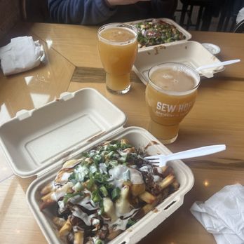 Sew Hop'd - Fork N Fry poutine and Hey Hey Hazy IPA! - Pubs Near Me - Huntley, Illinois
