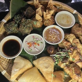 Siam Thai - Sample appetizer platter - Thai Near Me - Flushing, New York Siam Thai - Sample appetizer platter - Thai Near Me - Flushing, New York