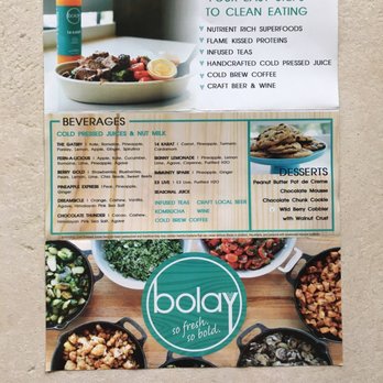 Bolay - Boca Bolay Menu (beverages & desserts) - New American Near Me - Boca Raton, Florida