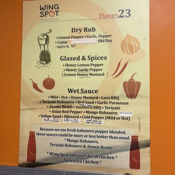 Wing Spot - Options - Chicken Wings Near Me - Hamilton Township, New Jersey