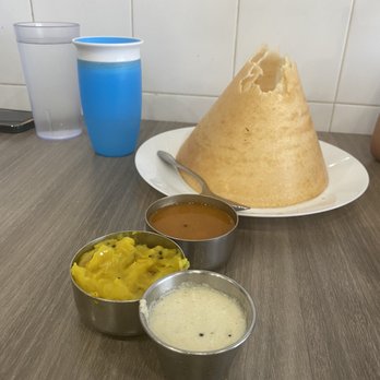 Madras Cafe - a plate of food and a bowl of soup - Indian Near Me - Calgary, Alberta Madras Cafe - a plate of food and a bowl of soup - Indian Near Me - Calgary, Alberta